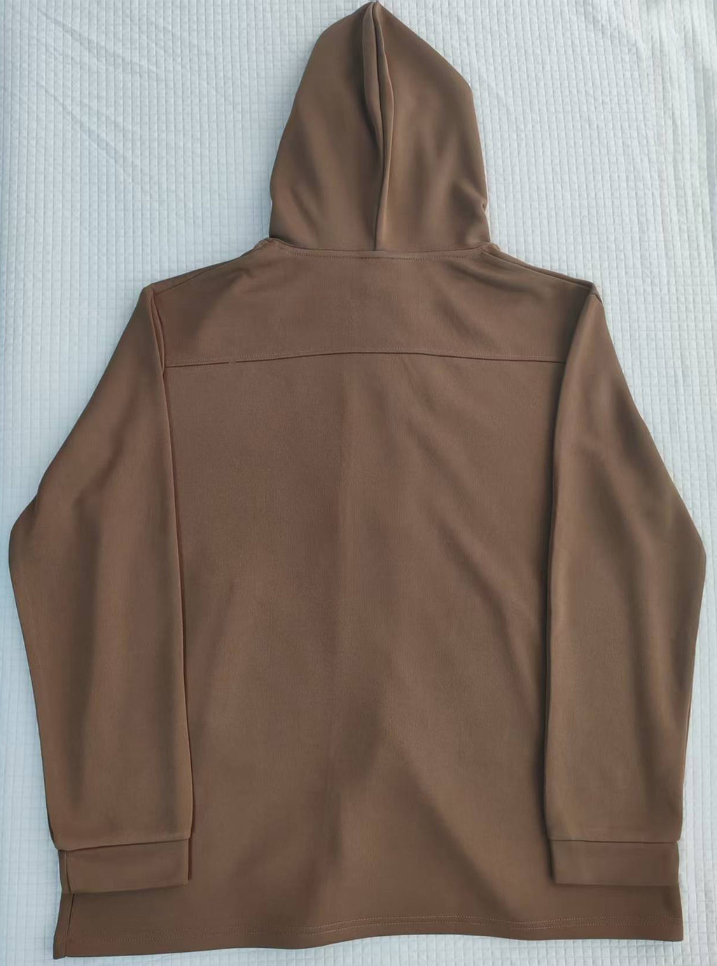 New Cross-Border Amazon Classic Mid-Length Slim-Fit Jacket European and American Foreign Trade Solid Color Casual Hooded Windbreaker for Men