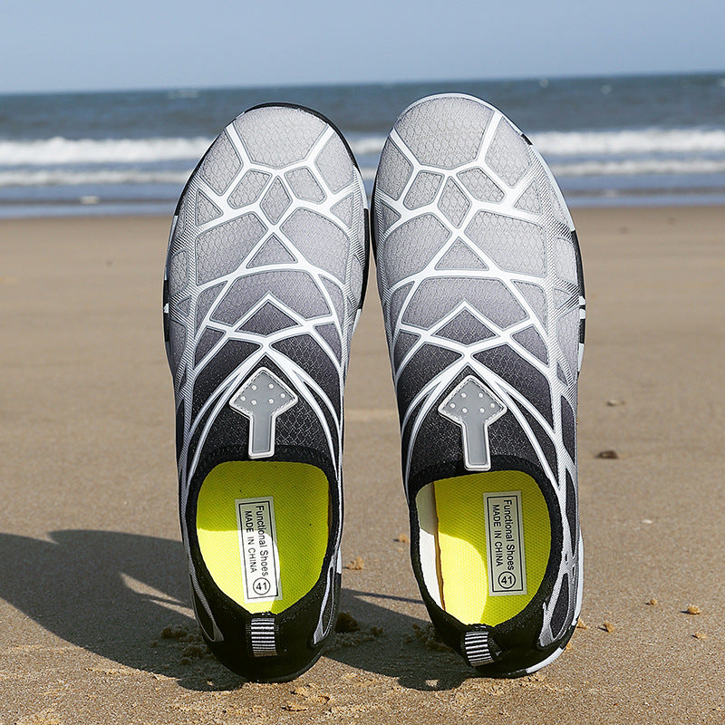 Outdoor Beach Floating Diving Shoes for Men and Women Couple Wading Swimming Quick-drying Shoes Tracing Shoes Barefoot Soft Sole Anti-slip Shoes